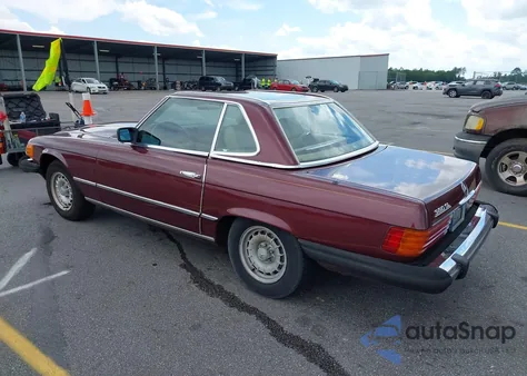 1985 Mercedes-Benz 380 Sl z USA, uszkodzony, nr VIN WDBBA45C0FA026342